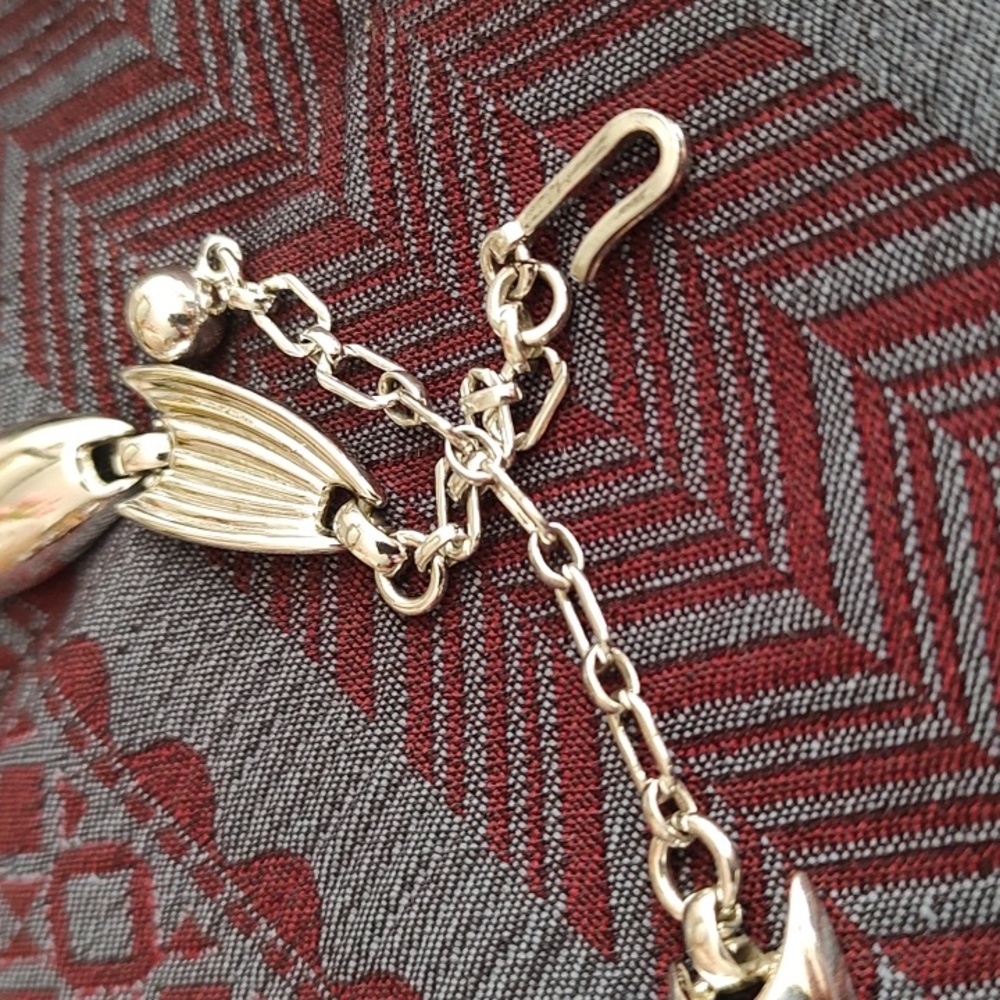 Morticia Addams Bat Choker Halloween Necklace Vintage Trafari - Picture 2 of 12